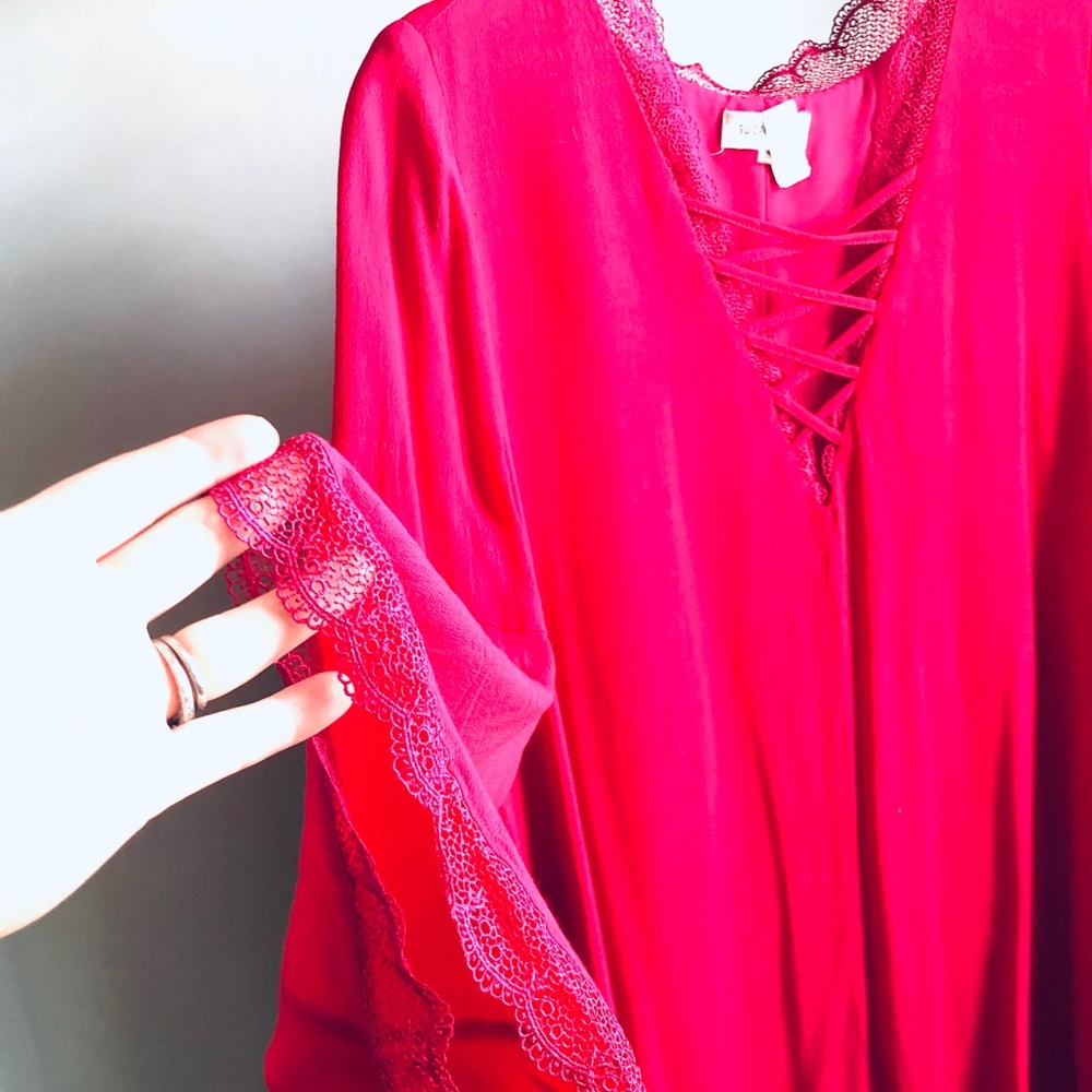 Sugar Lips hot pink dress